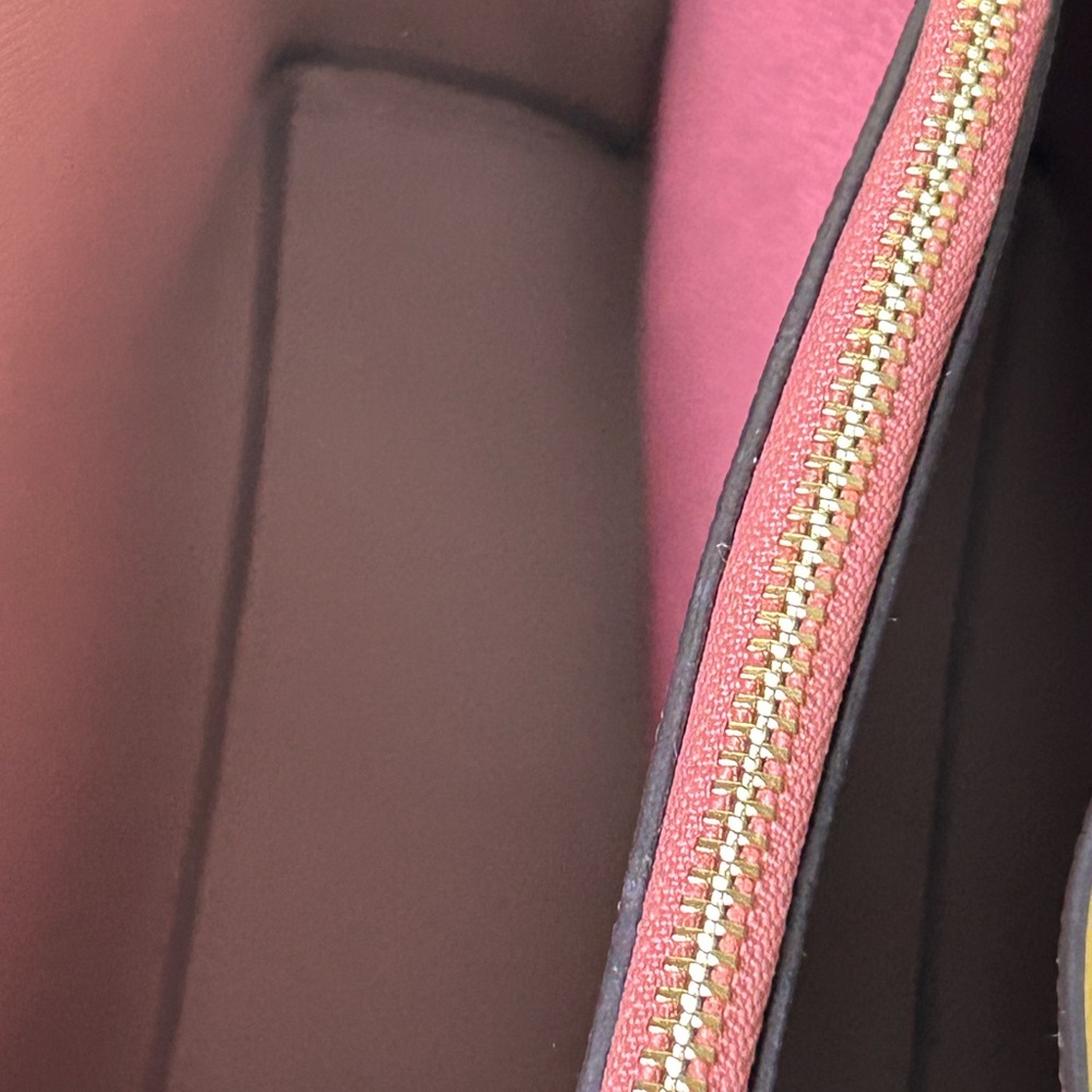 COACH Full-Size Mollie Tote in Retro Vanilla + Crystal Carriage Charm Bundle! - Picture 13 of 15